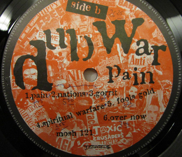 Dub War : Pain (LP, Album)
