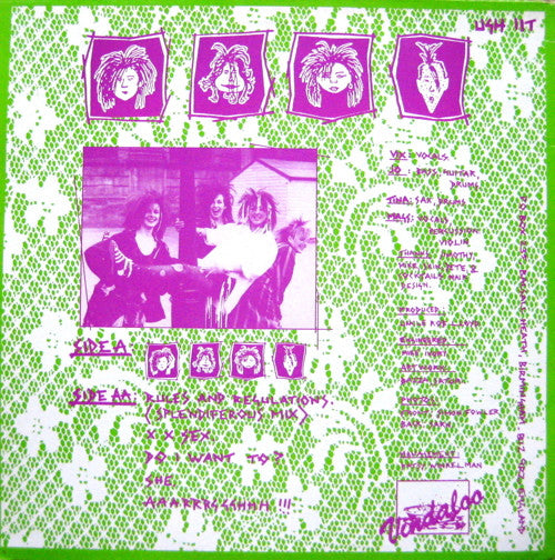 We've Got A Fuzzbox And We're Gonna Use It : Rules And Regulations (12", S/Sided, EP, Etch)