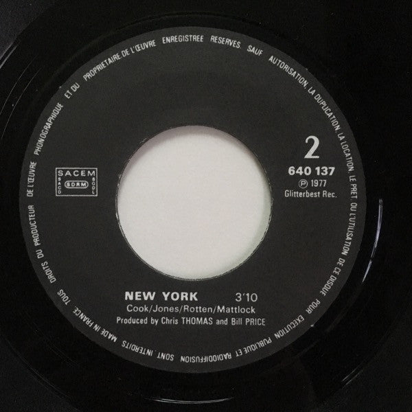 Sex Pistols : Submission (7", Single, RP, BA-)