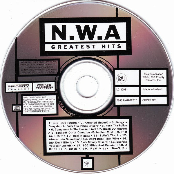 N.W.A* : Greatest Hits (CD, Comp)