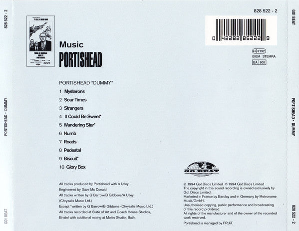 Portishead : Dummy (CD, Album)