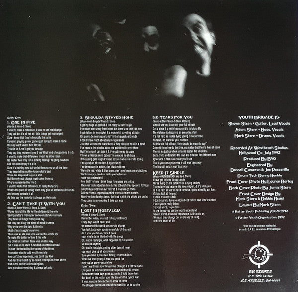 Youth Brigade : Come Again (12", MiniAlbum)