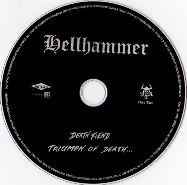 Hellhammer (2) : Demon Entrails (2xCD, Comp, RM, Dig)