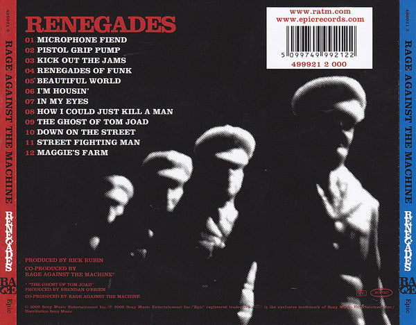 Rage Against The Machine : Renegades (CD, Album)