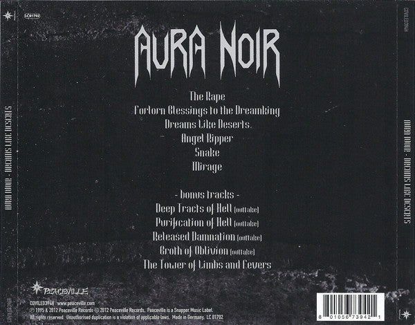 Aura Noir : Dreams Like Deserts (CD, MiniAlbum, RE, RM)