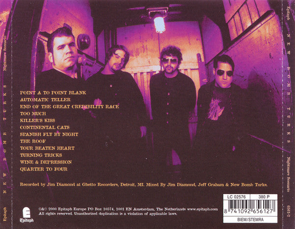 New Bomb Turks* : Nightmare Scenario (CD, Album)