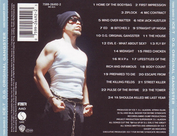Ice-T : O.G. Original Gangster (CD, Album, RE)