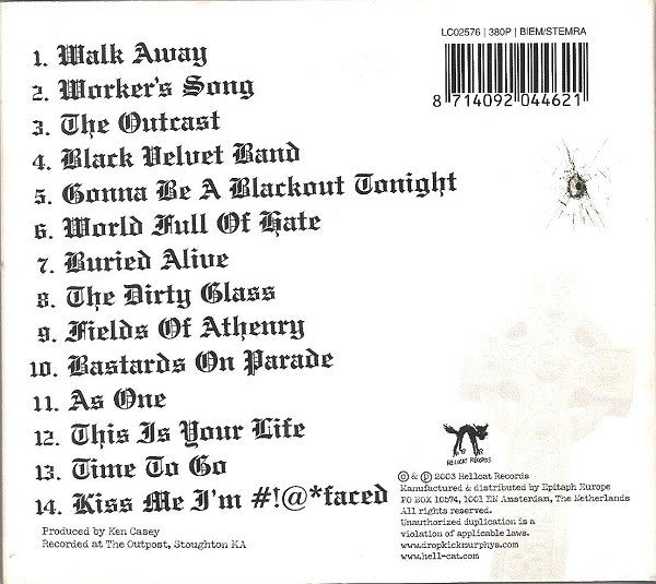Dropkick Murphys : Blackout (CD, Album + DVD-V, PAL + Dig)