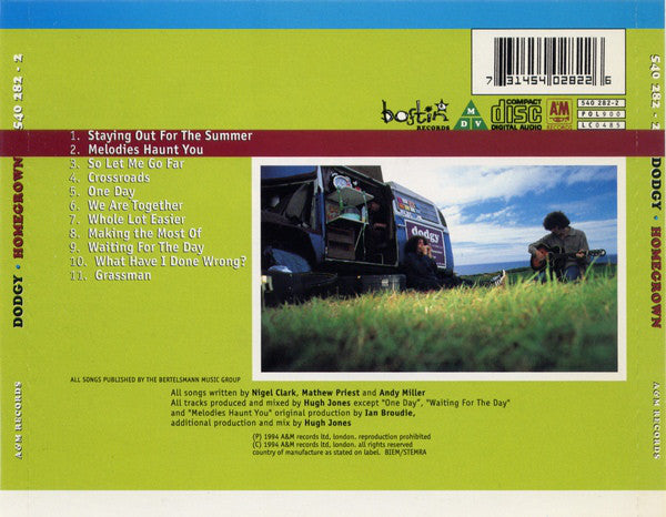 Dodgy : Homegrown (CD, Album)
