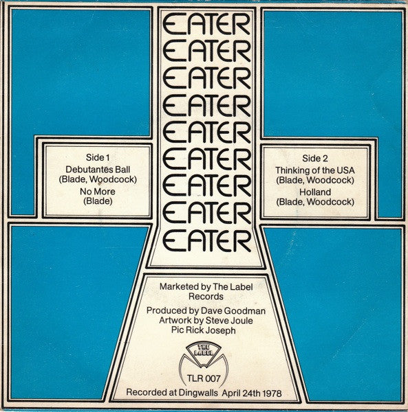 Eater (2) : Get Your Yo Yo's Out (Eater Live E.P.) (12", EP, Ltd, Blu)