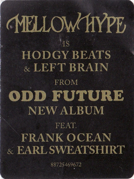 MellowHype : Numbers (CD, Album)