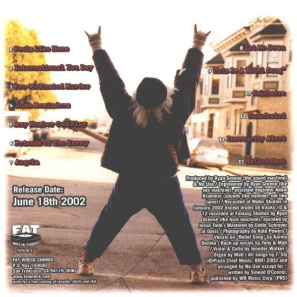 No Use For A Name : Hard Rock Bottom (CD, Album, Enh)