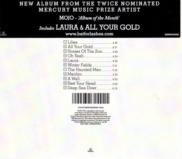 Bat For Lashes : The Haunted Man (CD, Album)