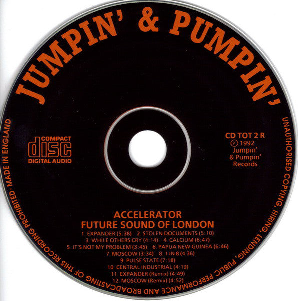 The Future Sound Of London : Accelerator (CD, Album, P/Mixed, RE)