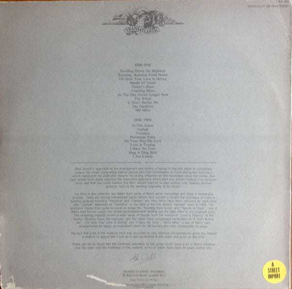 Bert Jansch : Volume One Strolling Down The Highway (LP, Comp)