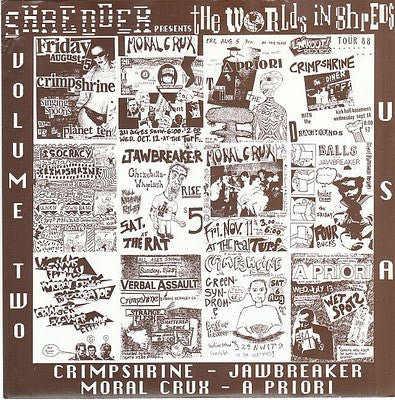 Various : The World's In Shreds: Volume 2 : USA (7", Comp, RE)