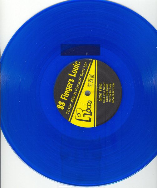 88 Fingers Louie : Totin' 40s & Fuckin' Shit Up (10", Blu)