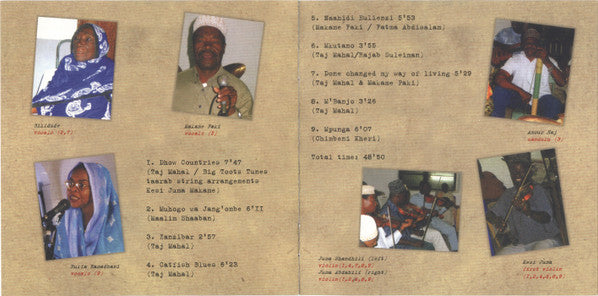 Taj Mahal Meets The Culture Musical Club Of Zanzibar : Mkutano (CD, Album, Dig)