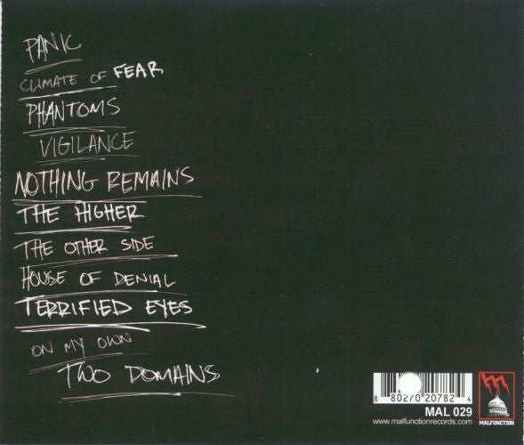 Bitter End : Climate Of Fear (CD, Album)