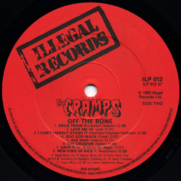 The Cramps : ...Off The Bone (LP, Comp, RE)