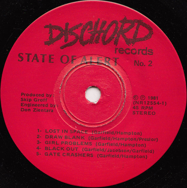 S.O.A* : No Policy E.P (7", EP, RP, Thi)