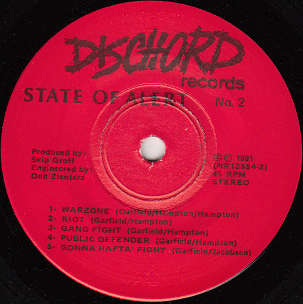 S.O.A* : No Policy E.P (7", EP, RP, Thi)