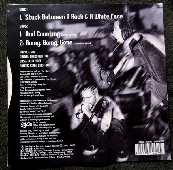 One Minute Silence : Stuck Between A Rock And A White Face  (7", Single)