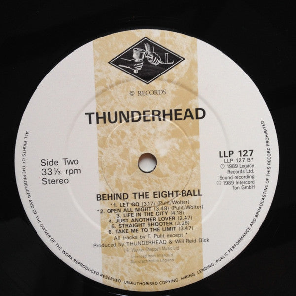 Thunderhead (3) : Behind The Eight-Ball (LP, Album)