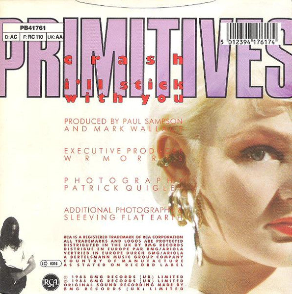 Primitives* : Crash (7", Single, Tim)