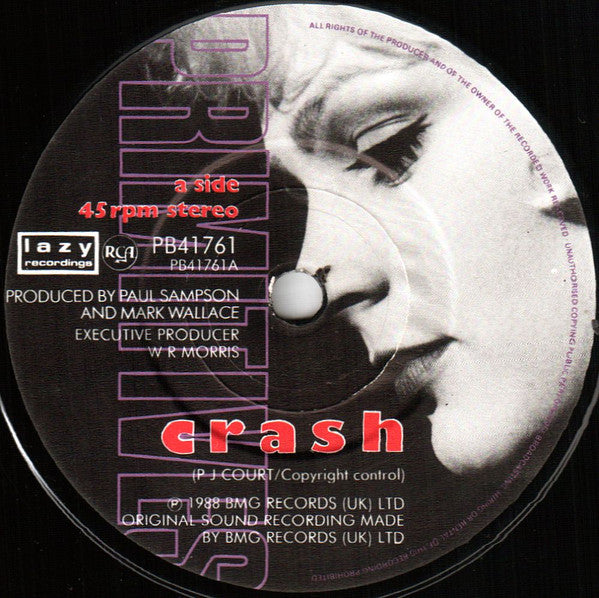 Primitives* : Crash (7", Single, Tim)