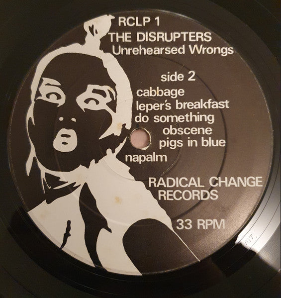 Disrupters / Destructors : Unrehearsed Wrongs /  Armageddon In Action  (LP, MP)