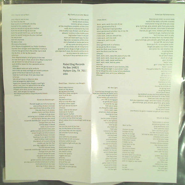 M.D.C.* : Millions Of Dead Cops (LP, Album, Pic)