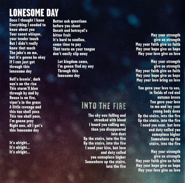 Bruce Springsteen : The Rising (CD, Album, Son)