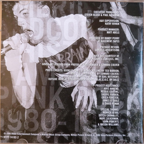 Various : American Hardcore: The History Of American Punk Rock 1980-1986 (CD, Comp)