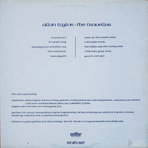 Allan Taylor : The Traveller (LP, Album)