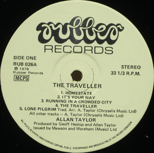 Allan Taylor : The Traveller (LP, Album)