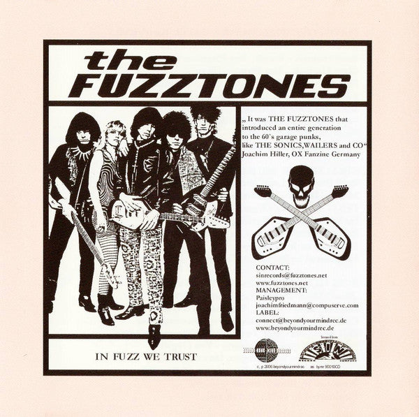 The Fuzztones : Boom (CD, Comp)