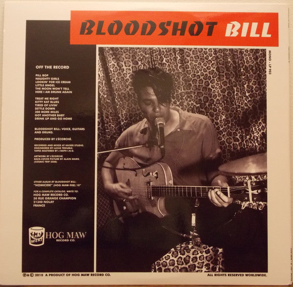 Bloodshot Bill : All Messed Up (LP, Album, Mono)