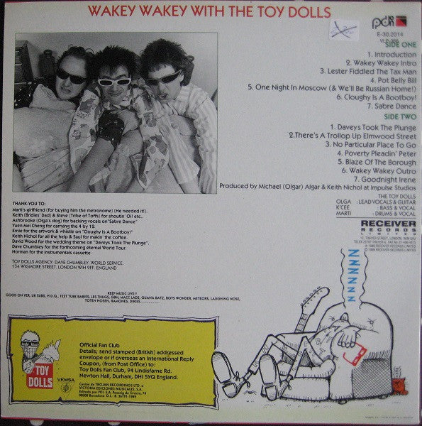 Toy Dolls : Wakey Wakey! (LP, Album)