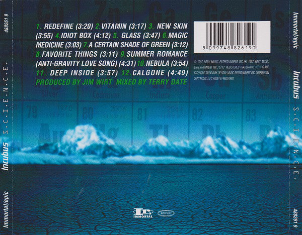 Incubus (2) : S.C.I.E.N.C.E. (CD, Album, Enh, RE)