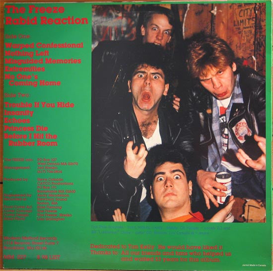 The Freeze : Rabid Reaction (LP, Album)