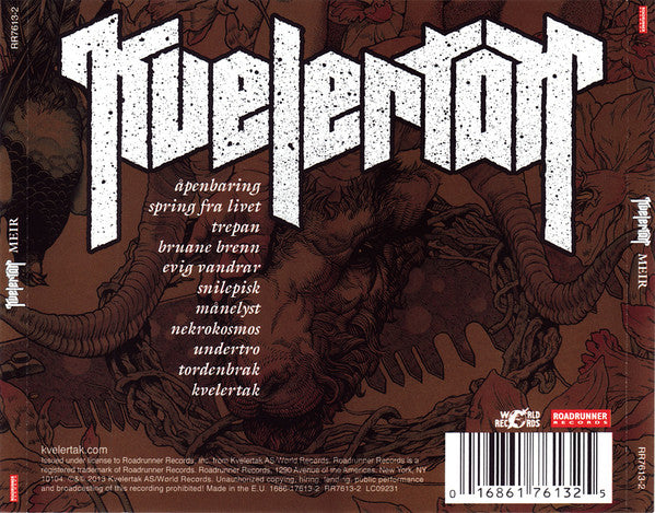 Kvelertak : Meir (CD, Album)