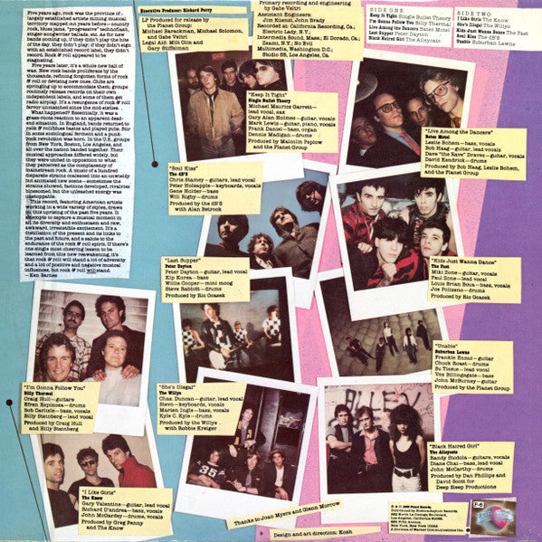 Various : Sharp Cuts (New Music From American Bands) (LP, Comp, Promo, AR )