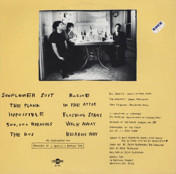 Buffalo Tom : Buffalo Tom (LP, Album)