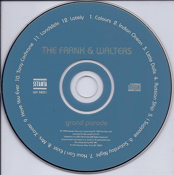 The Frank & Walters* : Grand Parade (CD, Album)