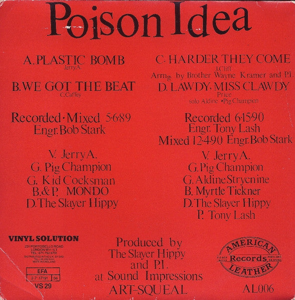 Poison Idea : Official Bootleg (2x7")