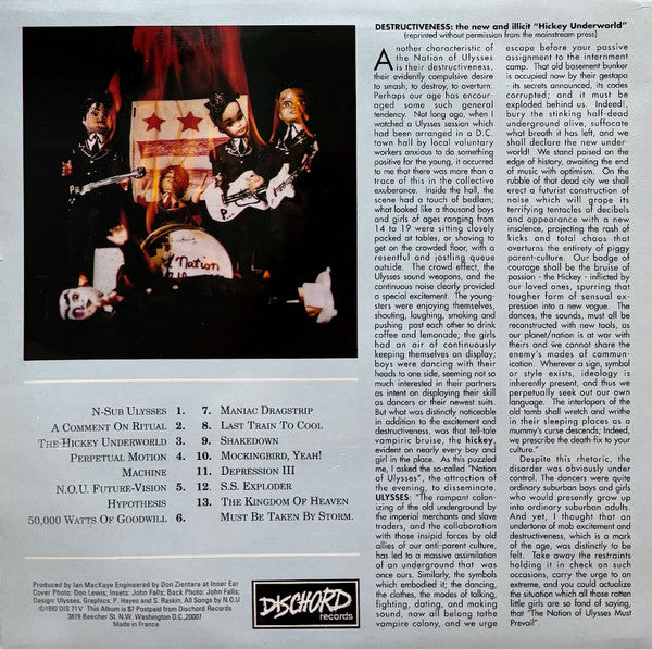 ¡The Nation Of Ulysses!* : Plays Pretty For Baby (LP, Album, $7 )