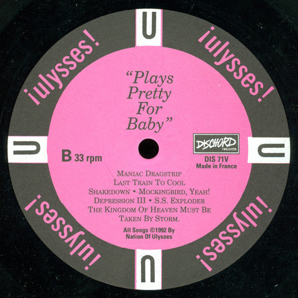 ¡The Nation Of Ulysses!* : Plays Pretty For Baby (LP, Album, $7 )
