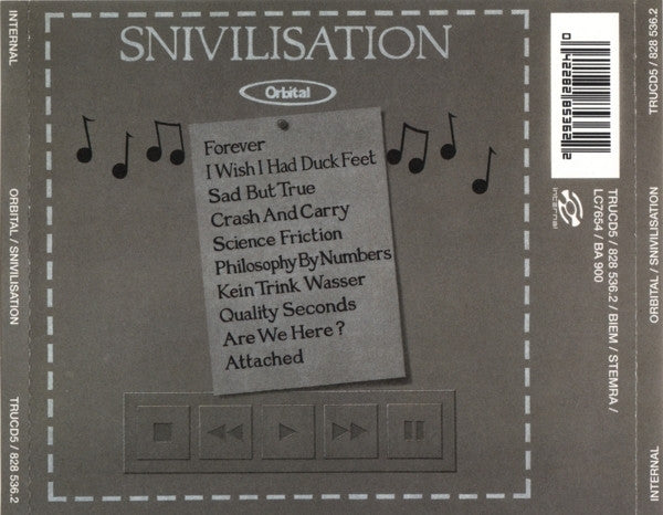 Orbital : Snivilisation (CD, Album, RP)
