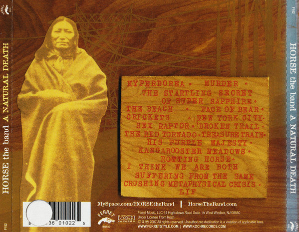 HORSE the band : A Natural Death (CD, Album)